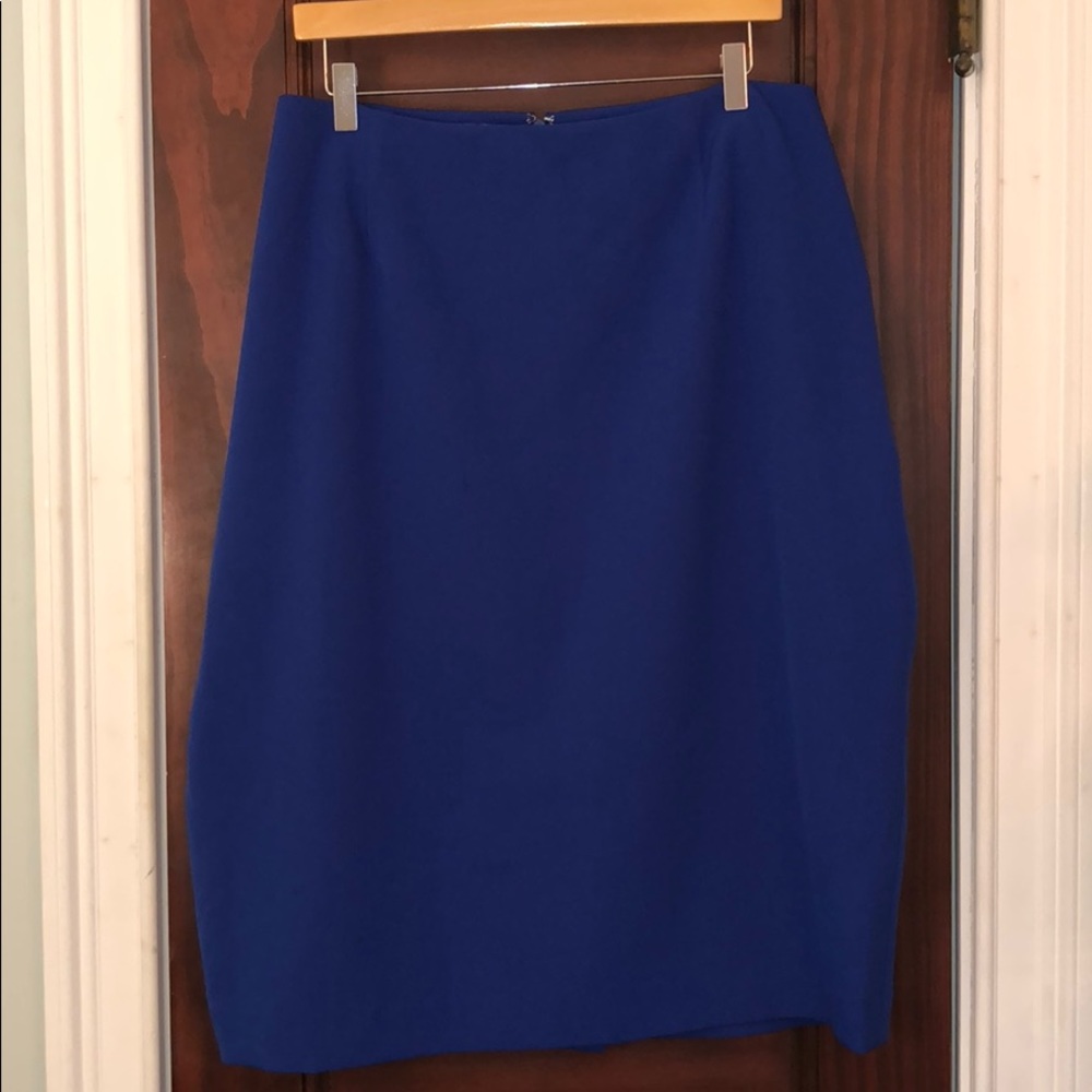 Jones Studio blue pencil Skirt Size 18W NWT